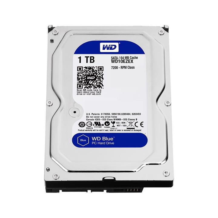 هارددیسک اینترنال وسترن دیجیتال سری آبی WD10EZEX ظرفیت 1 ترابایت Western Digital Blue WD10EZEX Internal Hard Drive - 1TB